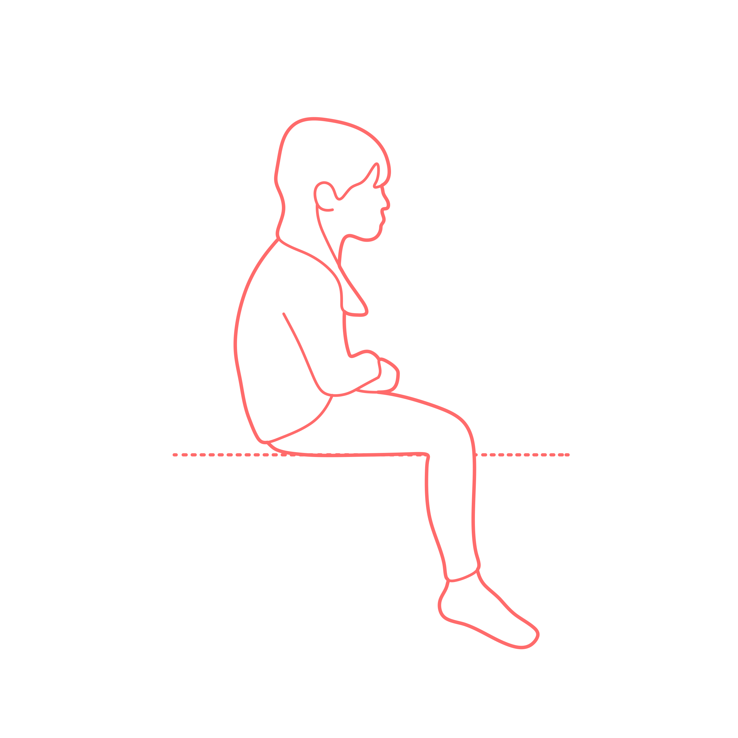 Humans Children Kids Sitting Chair Girls Side Sketch Style Svg Vector Free Vectors